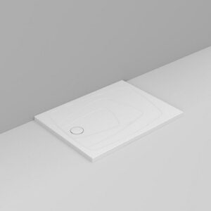D114741 Piatto Doccia 90X90 Scarico Sx Biancp Opaco Oltre  DOLOMITE