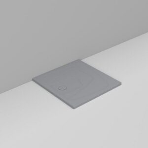 D114745 Piatto Doccia 90X90 Scarico Sx Grigio Cemento Oltre  DOLOMITE