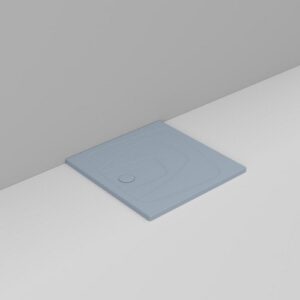 D114771 Piatto Doccia 90X90 Scarico Sx Azzurro Avio Oltre  DOLOMITE