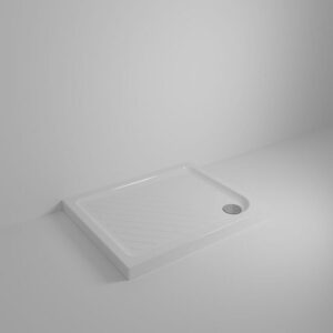 D120301 Piatto Doccia 100X80 Scarico Esterno Dx Bianco Gemma2  DOLOMITE