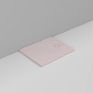 D123465 Piatto Doccia 100X80 Scarico Dx Rosa Oltre DOLOMITE - immagine 1