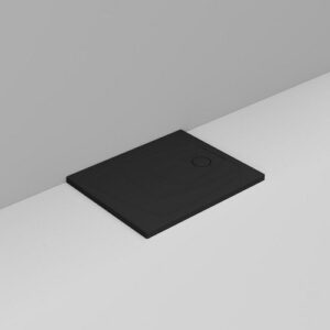 D123481 Piatto Doccia 100X80 Scarico Dx Nero Opaco Oltre DOLOMITE - immagine 1