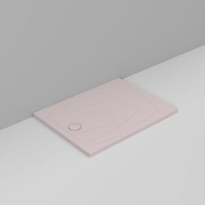 D124765 Piatto Doccia 120X90 Scarico Sx Rosa Oltre  DOLOMITE