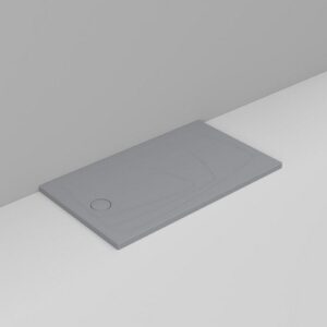 D124845 Piatto Doccia 140X80 Scarico Sx Grigio Cemento Oltre  DOLOMITE