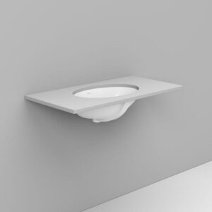 D320101 Lavabo Sottopiano 58X42 Bianco Agordo DOLOMITE - immagine 1