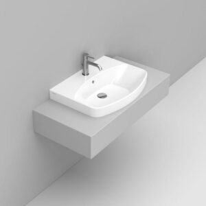 D431901 Lavabo Soprapiano 65X48 Bianco Mia  DOLOMITE