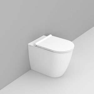 D483141 Vaso Appoggio Filo Parete 36X55 Bianco Opaco Mayka  DOLOMITE