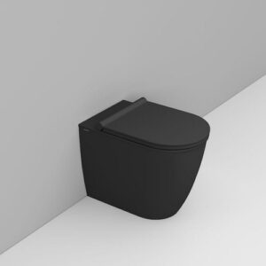 D483181 Vaso Appoggio Filo Parete 36X55 Nero Opaco Mayka  DOLOMITE