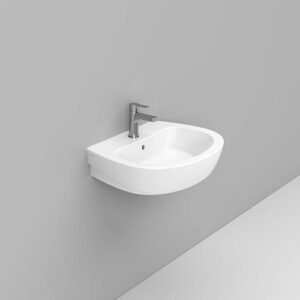 D551201 Lavabo Sospeso 60X48 Bianco Demy DOLOMITE