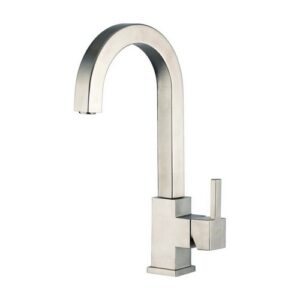MC I 0010 MISCELATORE LAVELLO MONOCOMANDO MONOFORO CON LEVA LATERALE ACCIAIO VSA