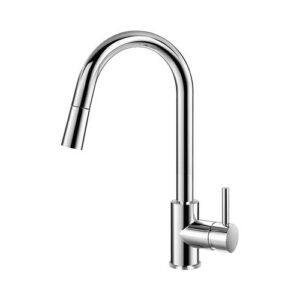MC O 003 MISCELATORE LAVELLO MONOCOMANDO LATERALE CON BOCCA ESTRAIBILE OTTONE VSA