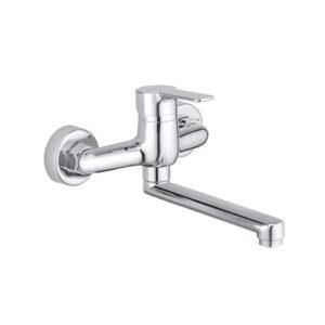 R1023CR Miscelatore Monocomando A Parete Per Lavello Girevole Cromato Palm DOLOMITE