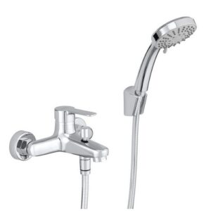 R1052CR Miscelatore Monocomando Esterno Per Vasca + Supporto Cromato Base  DOLOMITE