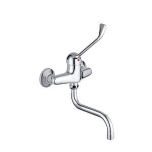 R4022CR Miscelatore Monocomando A Parete Per Lavello Girevole Leva Lun Cromato Palm  DOLOMITE