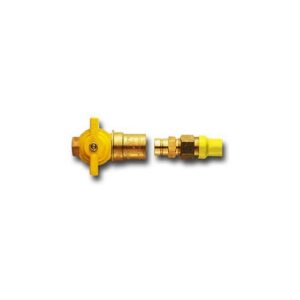 1001MA-1025 Valvola a sfera gas con innesto rapido e disinnesto termico e flessibile  1 CIMBERIO