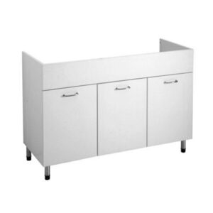 11501 Mobile sottolavello 3 ante per lavello inox 135x60xh82,5 BIANCO COLAVENE