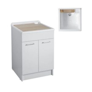 24050D Mobile lavanderia 60x50xh86 Swash CELESTE COLAVENE