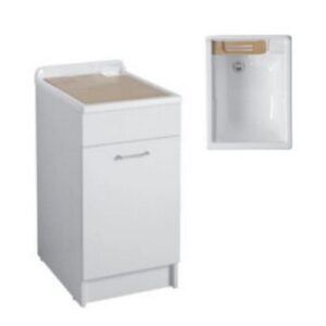 24070D Mobile lavanderia Sx 45x60xh86 Swash CELESTE COLAVENE