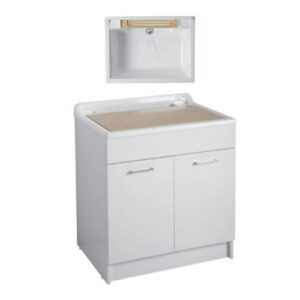 24180D Mobile lavanderia con cesto 80x60x86h Twist Max CELESTE COLAVENE - immagine 1