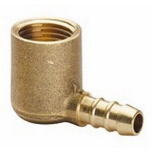 3003.10 CURVETTA FEMMINA PORTAGOMMA DN.10 GIALLA - immagine 1