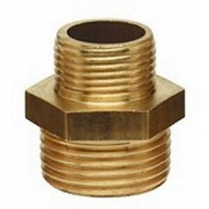 3028.60 NIPLEX DOPPIA VITE RIDOTTO MASCHIO MASCHIO GIALLO 1.1/2 X 1.1/4 - immagine 1