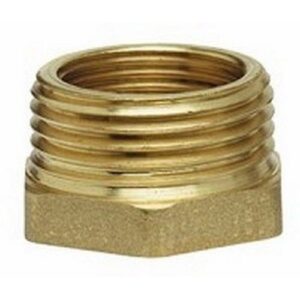 3037.10 RIDUZIONE MASCHIO FEMMINA ESAGONALE GIALLA 1/2 X 3/8 - immagine 1
