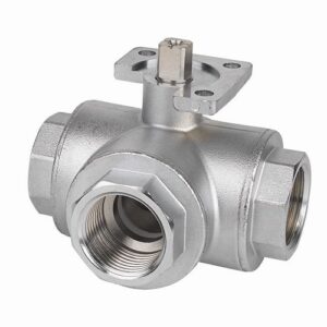 861L-1050 Valvola a sfera a 3 vie con flangia a L 2 CIMBERIO