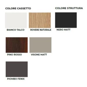 QSV7550BM Struttura portalavello con ripiano in legno 75x50xh73 Volant BIANCO TALCO COLAVENE - immagine 2