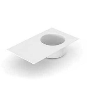 C32137G Lavabo in ceramica vasca senza foro per rubinetteria 80x48 Skyland GRIGIO MATT COLAVENE