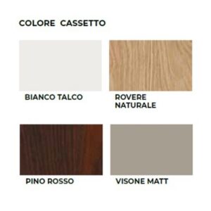 CC1050BM Mobile bagno cassetti sospesi 100x50xh25cm Cento BIANCO COLAVENE - immagine 2