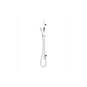 D48014300094013 Kit saliscendi 110 cm nichel spazzolato FLAT con flessibile cromolux BOSSINI - immagine 1
