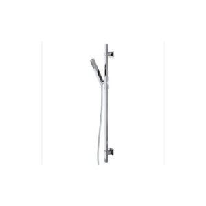 D91004N00030013 Kit saliscendi quadro 95 cm cromo con flessibile cromolux 150 cm CUBE BOSSINI