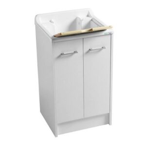DL5045B Mobile lavanderia con vasca lavapanni 50x45x86 Domestica BIANCO COLAVENE - immagine 1