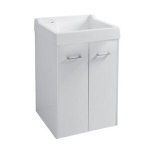 DLON0B Mobile contenitore lavatrice 73x67,5xh109 Domestica BIANCO COLAVENE - immagine 1