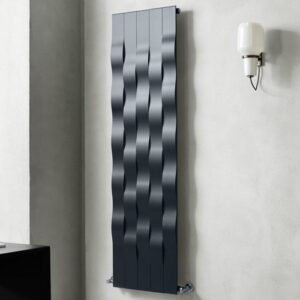 F3RIV02015ESP Radiatore termoarredo design elettrico verticale RIVER Bianco 2125x303 CALEIDO