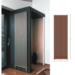 GRH 60- 50 GRATA con tubi radianti verticali 60- 50 cm BREM - immagine 1
