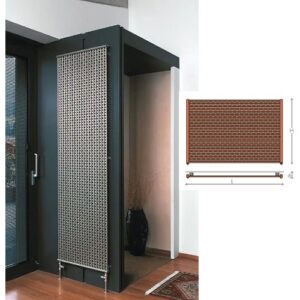 GRV 62-240 GRATA con tubi radianti orizzontali 62-240 cm BREM - immagine 1