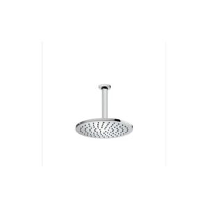 H30595G00021009 Soffione ottone con braccio doccia verticale oro Ø 230 BOSSINI - immagine 1