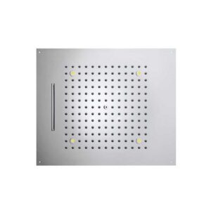 H38905000021016 Soffione per controsoffitto con 4 luci LED per cromoterapia 570X470 DREAM BOSSINI - immagine 1