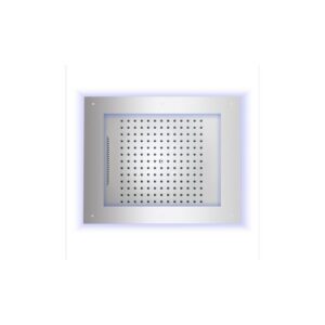 HI0926000030016 Soffione per controsoffitto con cromoterapia con getto a pioggia e pettine 600X500 FRAME/2 BOSSINI - immagine 1
