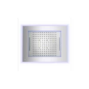 HI0928000030016 Soffione per controsoffitto con cromoterapia a 4 getti 600x500 FRAME/3 BOSSINI - immagine 1