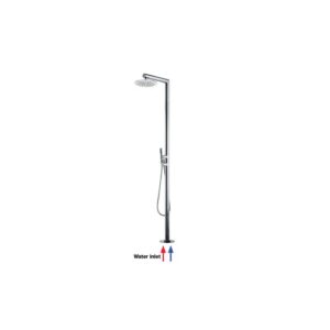 L00380000030008 Colonna doccia da esterno INOX con soffione TETIS Ø250 mm BOSSINI - immagine 1