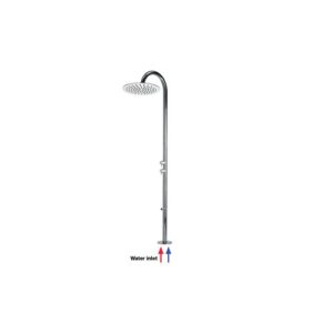 L00389000030008 Colonna doccia TETIS da esterno INOX soffione Tetis Ø300   BOSSINI - immagine 1