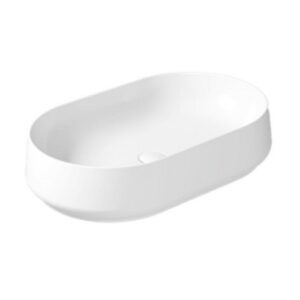 LAC7043IM Lavabo in ceramica ovale 70x44x15 BIANCO MATT COLAVENE
