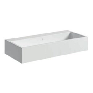 LAL1047R Lavabo senza foro per rubinetteria 100x46 bicolore Camaleo TERRA MATT COLAVENE