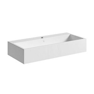 LAL1048FR Lavabo in ceramica con foro per rubinetteria 100x46xH18 monocolore Camaleo TERRA MATT COLAVENE