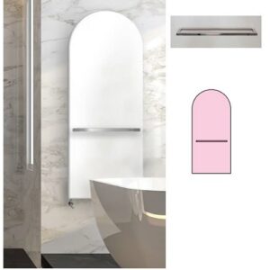 LOGGIA-D 117-54 Scaldasalviette Loggia bianco 117-54cm design BREM - immagine 1
