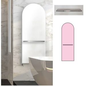 LOGGIA-D 167-54 Scaldasalviette Loggia bianco 167-54cm design BREM - immagine 1