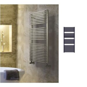 M-CROM 120-50 Scaldasalviette MAHN cromato 120-50cm BREM - immagine 1