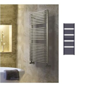 M-CROM 150-50 Scaldasalviette MAHN cromato 150-50cm BREM - immagine 1